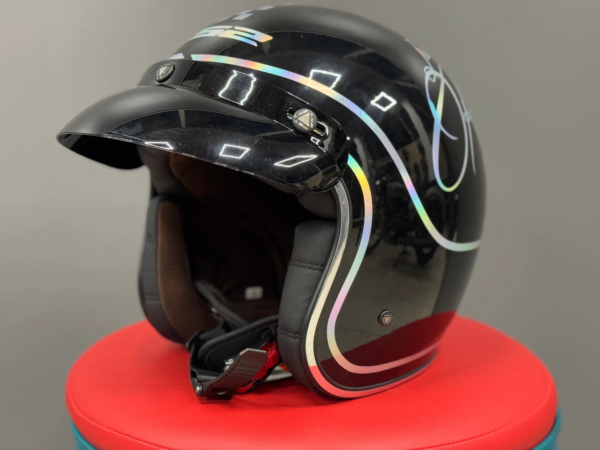 LS2 open-face helmet