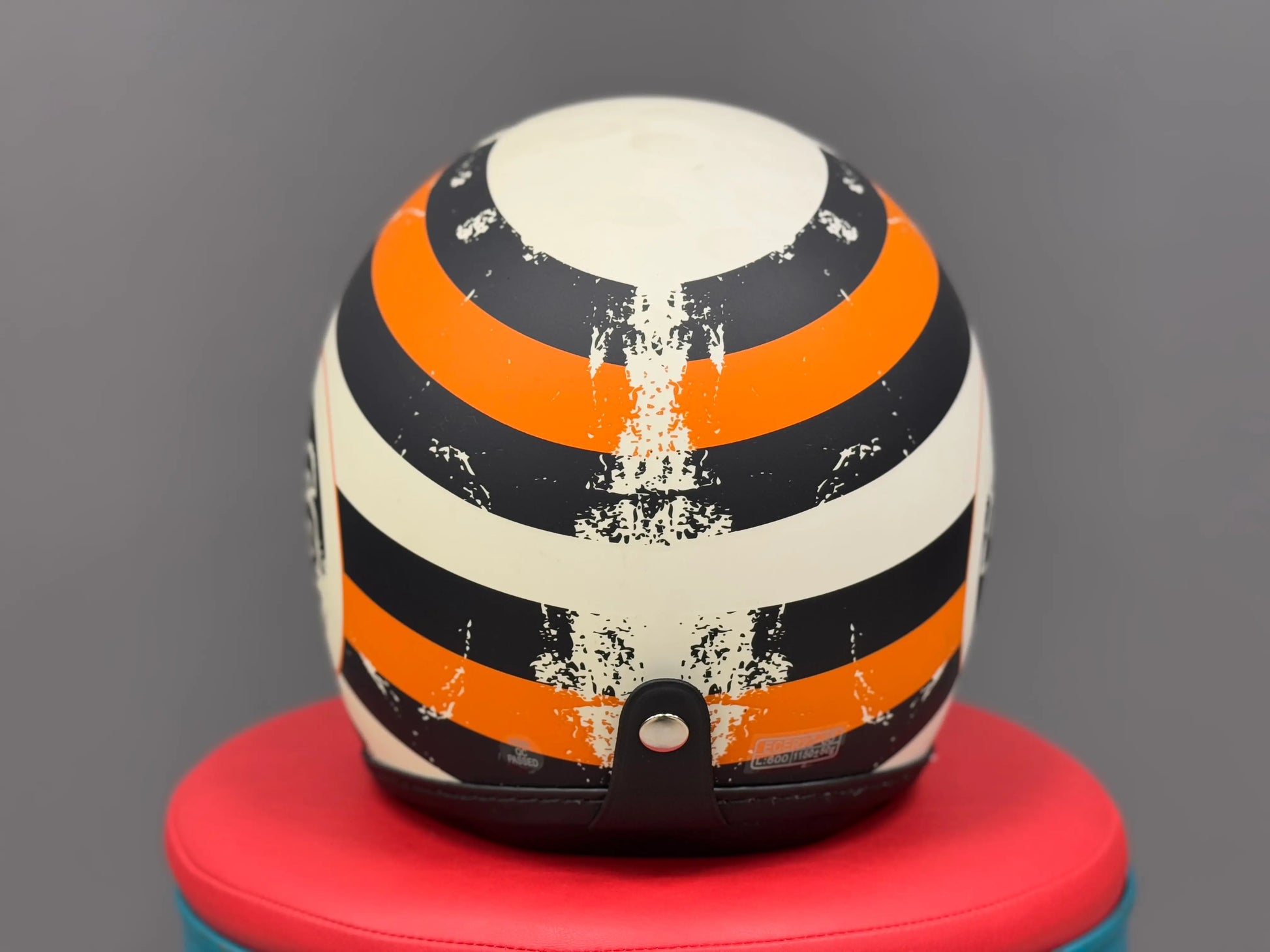 Held open-face helmet