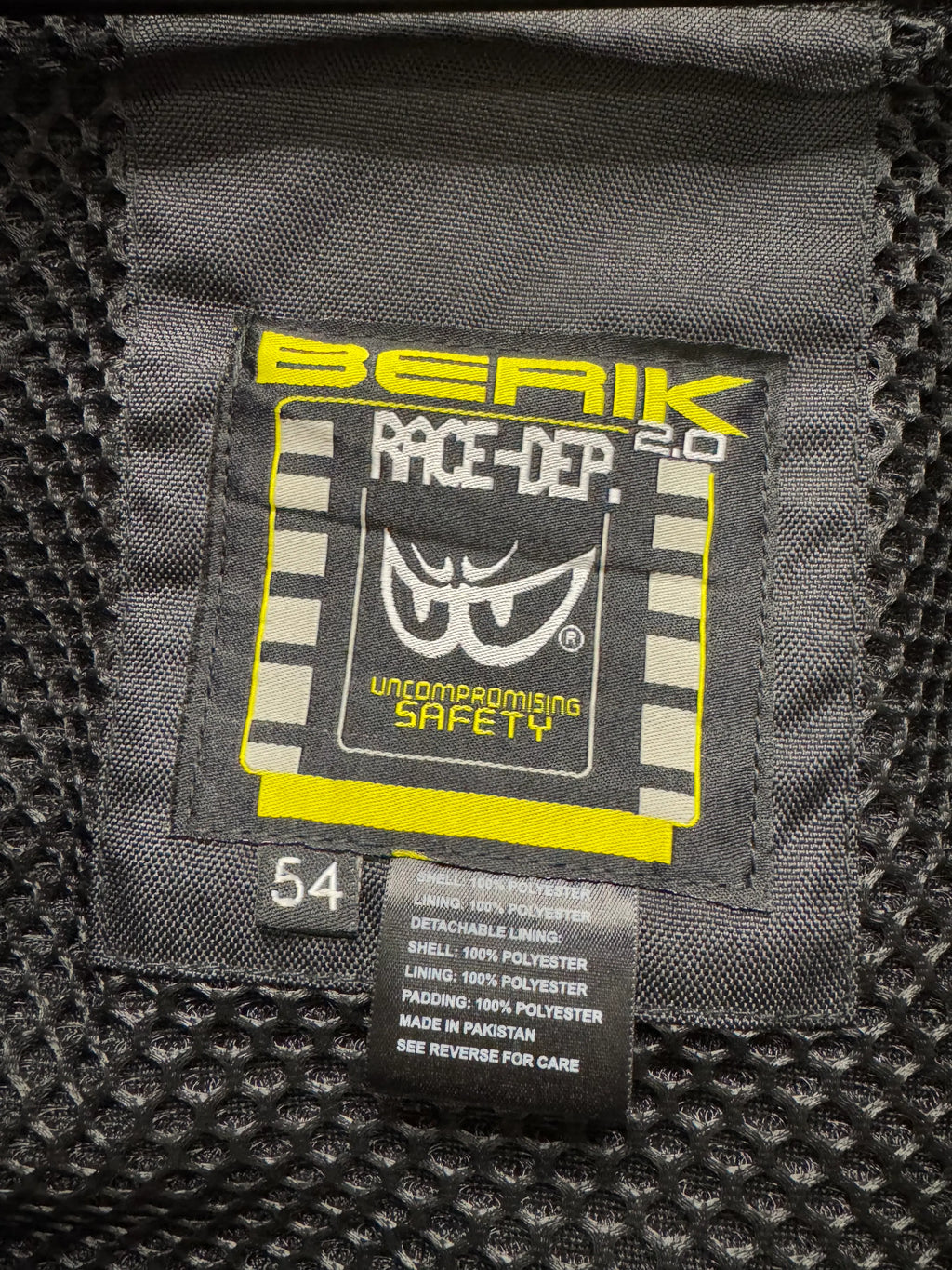 Berik Touring 2.0 Men's Motorcycle Jacket, size 54