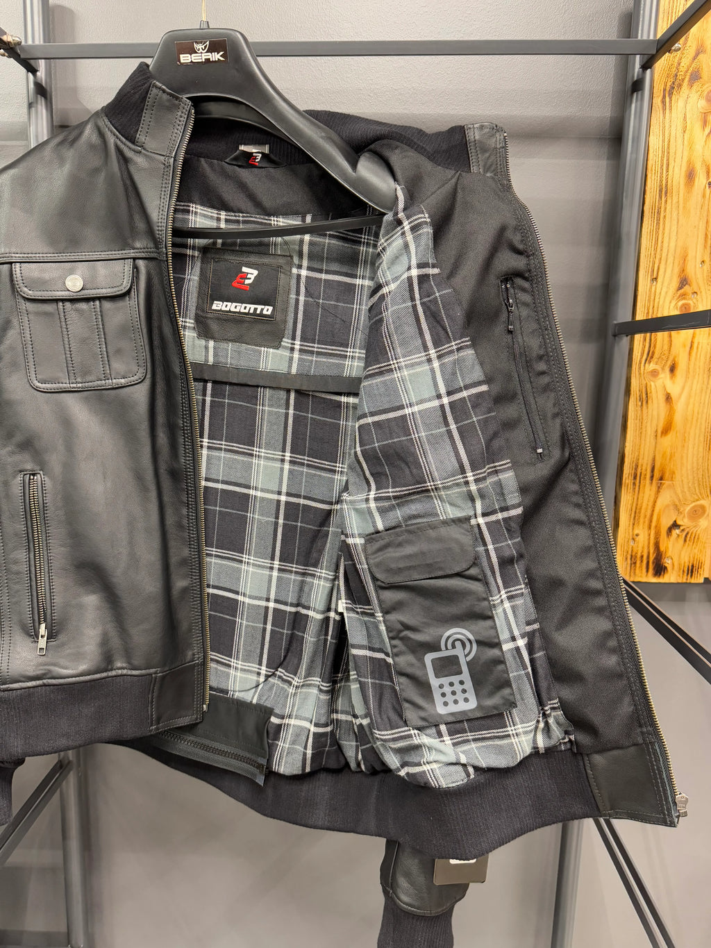 Bogotto Classic Leather Men's Jacket