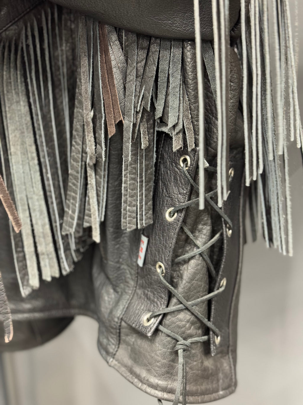 Classic Western Fringe Leather Jacket